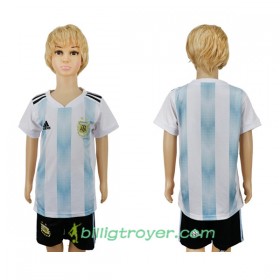 Billige Fotballdrakter Argentina Barn VM 2018 Hjemmedraktsett